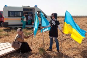 Indefinite action of the blockade of Crimea