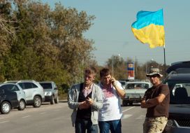 Indefinite action of the blockade of Crimea