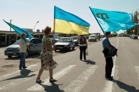 Indefinite action of the blockade of Crimea