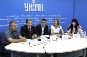 Участники пресс-конференции