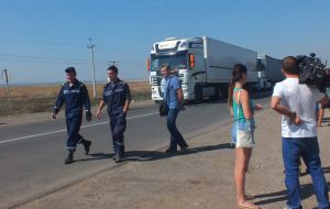 Public blockade of Crimea at the "Kalanchak" checkpoint