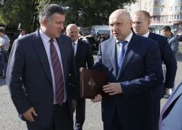 Arsen Avakov and Aleksandr Turchinov