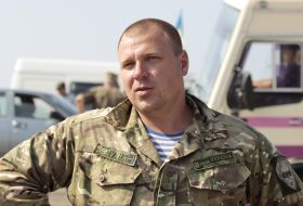 Participants of blockade at the "Chaplynka" checkpoint