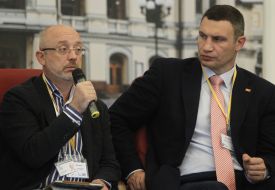 Vitaly Klichko and Oleksiy Reznikov
