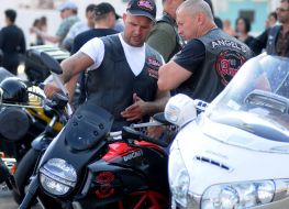 Motoparad in honor of the closing years of the biker season