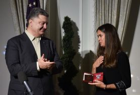 Petro Poroshenko and Tamara Gallo-Oleksiy