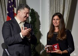 Petro Poroshenko and Tamara Gallo-Oleksiy