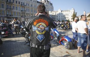 Motoparad in honor of the closing years of the biker season