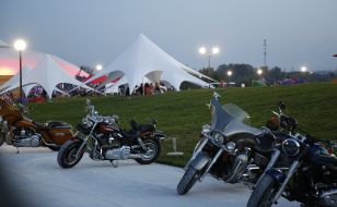 Motoparad in honor of the closing years of the biker season