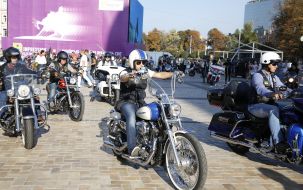 Motoparad in honor of the closing years of the biker season