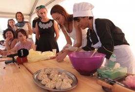 Preparation khinkali