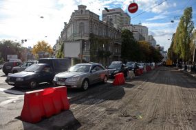Repair of the road on the Shevchenko boulevard 