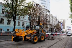 Repair of the road on the Shevchenko boulevard