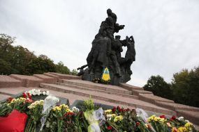 The monument at Babi Yar