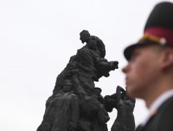 The monument at Babi Yar