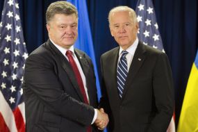 Petr Poroshenko and Joe Biden