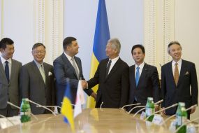 Владимир Гройсман и Эйсуке Мори