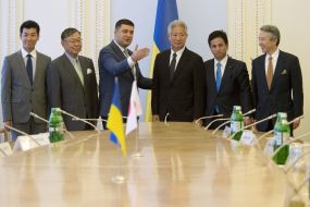 Владимир Гройсман и Эйсуке Мори