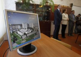 Transfer of computer monitors for school