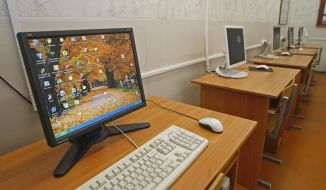 Transfer of computer monitors for school