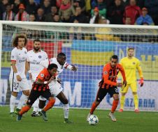 Игровой момент матча