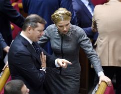 Yulia Tymoshenko and Oleg Lyashko