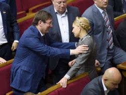 Yulia Tymoshenko and Yuriy Lutsenko
