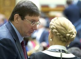 Yuriy Lutsenko and Yuliya Timoshenko