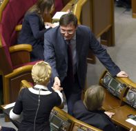 Yuriy Lutsenko and Yuliya Timoshenko