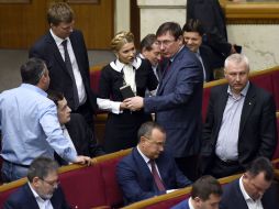 Yuriy Lutsenko and Yuliya Timoshenko