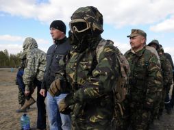 Бойцы батальона территориальной обороны