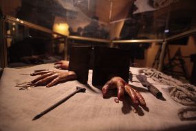 The exhibition "Medieval executions and punishment"