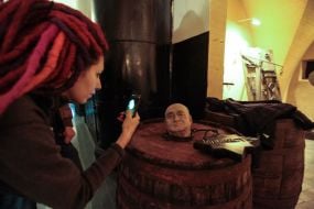 The exhibition "Medieval executions and punishment"