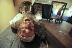 The exhibition "Medieval executions and punishment"