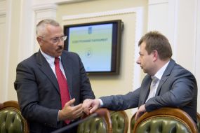 Serhiy Holovaty and Vladimir Slyshinsky