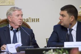 Владимир Гройсман и Пэт Кокс