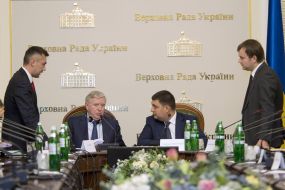 Владимир Гройсман и Пэт Кокс