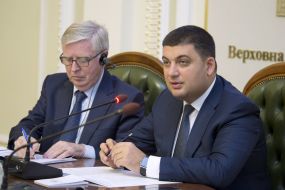 Владимир Гройсман и Пэт Кокс