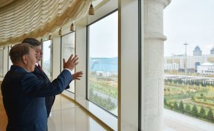 Meeting of Petro Poroshenko and Nursultan Nazarbayev