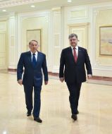 Petro Poroshenko and Nursultan Nazarbayev