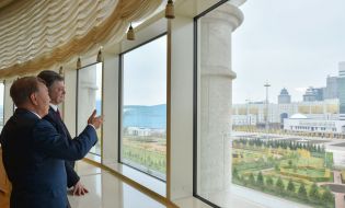 Meeting of Petro Poroshenko and Nursultan Nazarbayev