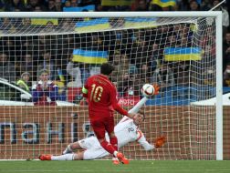 Soccer. Euro-2015 qualifying match. Ukraine 0:1 Spain