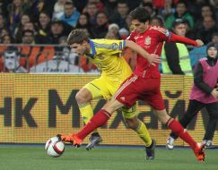 Soccer. Euro-2015 qualifying match. Ukraine 0:1 Spain