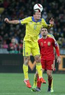Soccer. Euro-2015 qualifying match. Ukraine 0:1 Spain