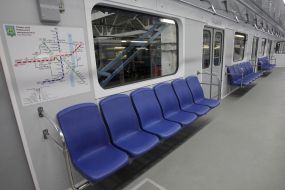Presentation of modernized subway cars