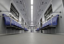 Presentation of modernized subway cars
