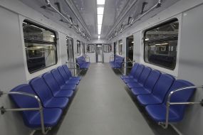 Presentation of modernized subway cars