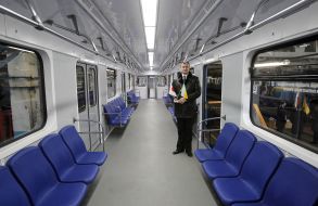 Presentation of modernized subway cars
