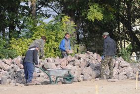 Tracing of the Desiatynna Church basement
