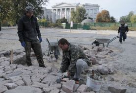 Tracing of the Desiatynna Church basement